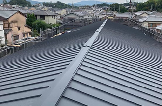 屋根板金工事 Roof sheet metal Constrution