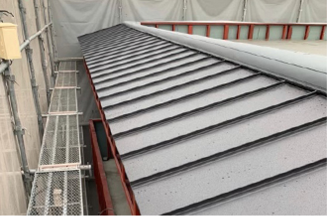 屋根板金工事 Roof sheet metal Constrution